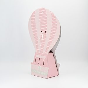 Mongolfiera per allestimento rosa Pz.1