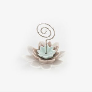 Bomboniera segnaposto fiore tricolore Pz. 4