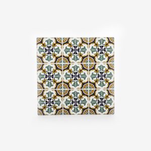 Bomboniera mattonella quadrata decorazione barocco Pz. 1