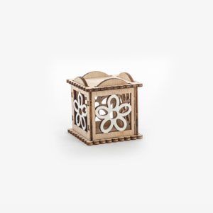 Bomboniera scatolina decorazione fiore Pz. 12