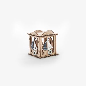 Bomboniera scatolina decorazione barca Pz. 12