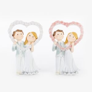 Bomboniera sposi due soggetti assortiti Pz. 4