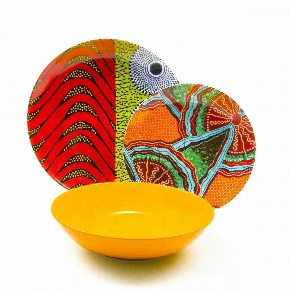 Excelsa Afrika Servizio Piatti Da tavola 18 Pezzi - immagine 5