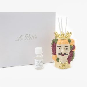 Bomboniera profumatore piccolo testa di moro colorato Pz. 1