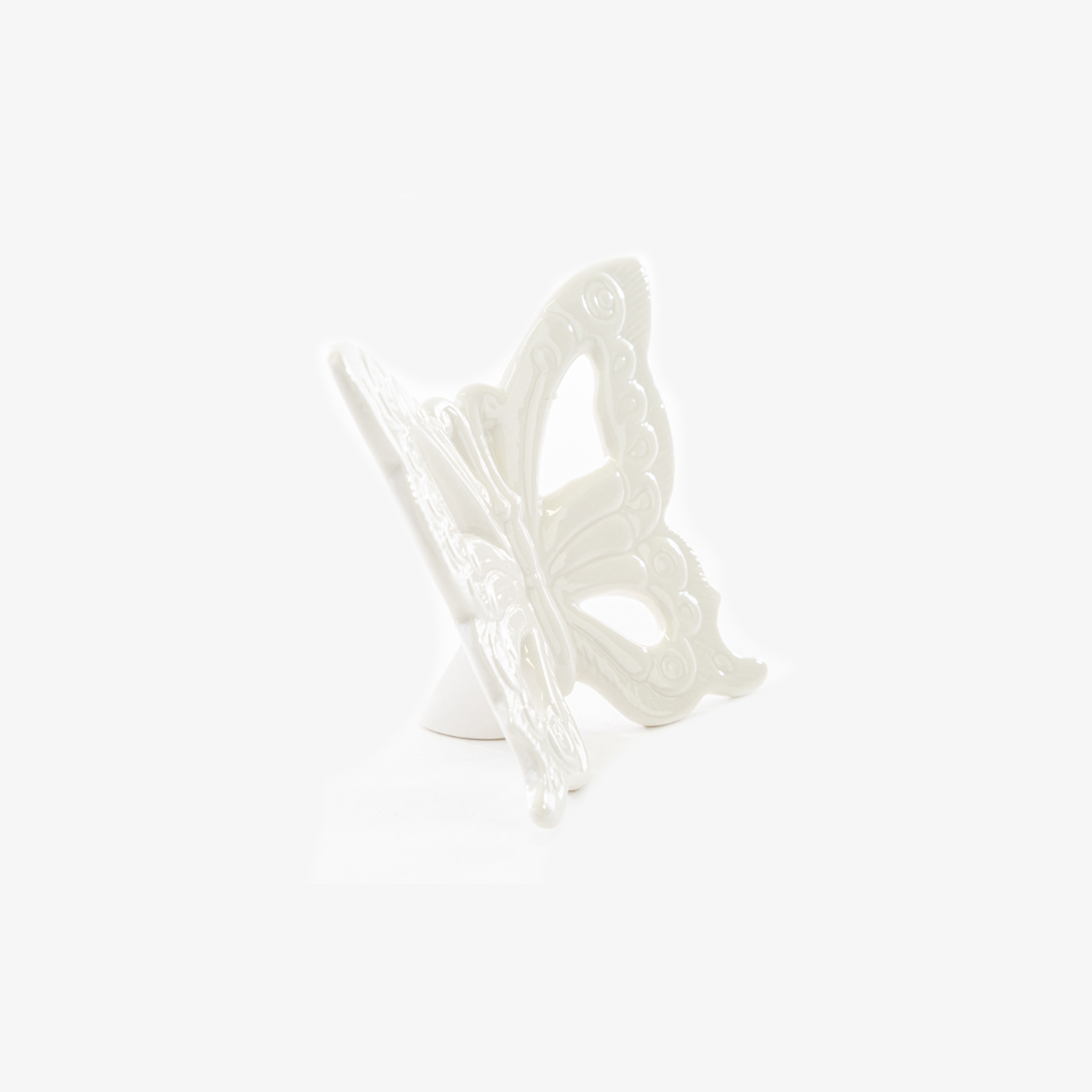 Bomboniera farfalla grande bianca - immagine 3