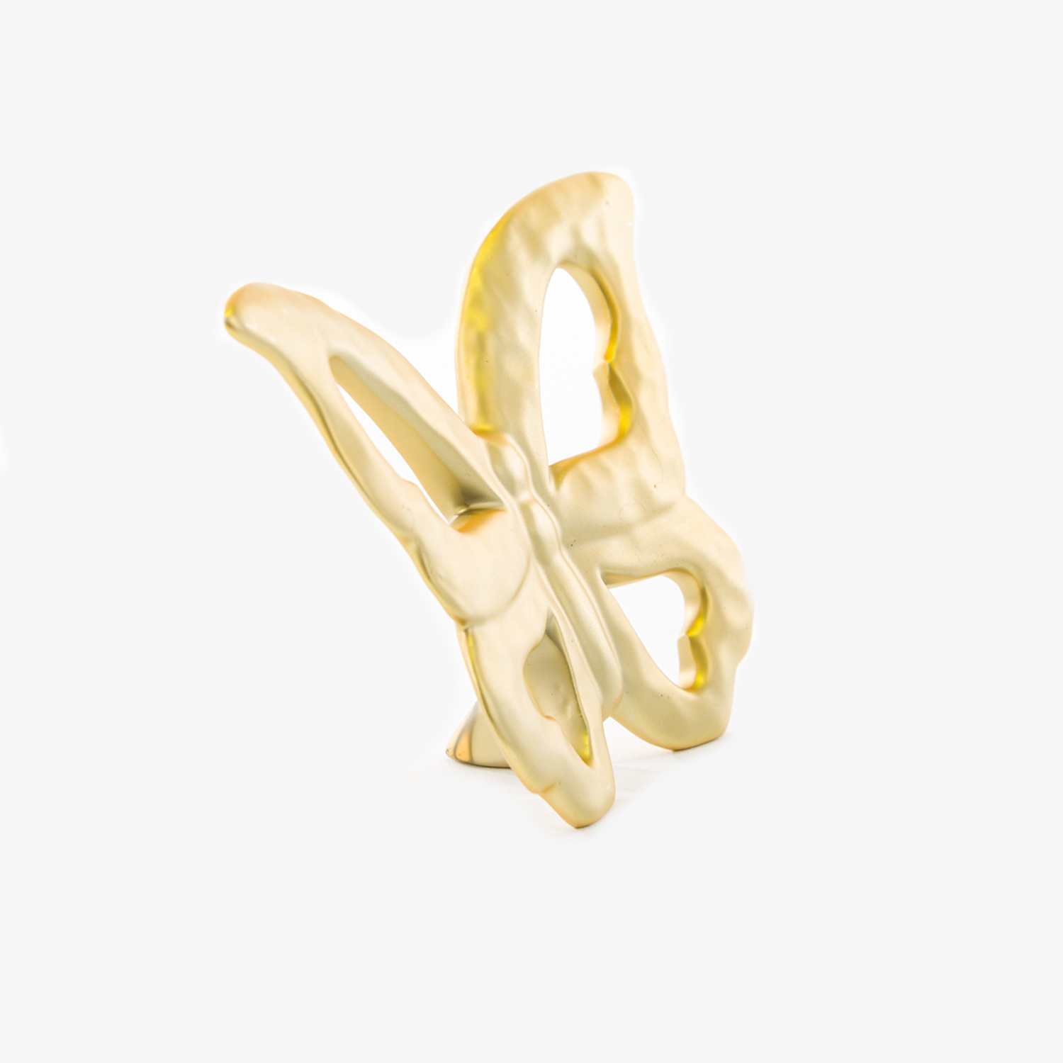 Bomboniera farfalla grande colore oro Pz. 1 - immagine 3