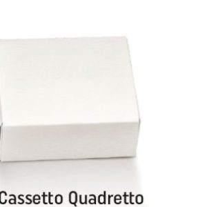 Scatola Cassetto Quadrato cm. 6 x 5 x 3 bianco pz. 10
