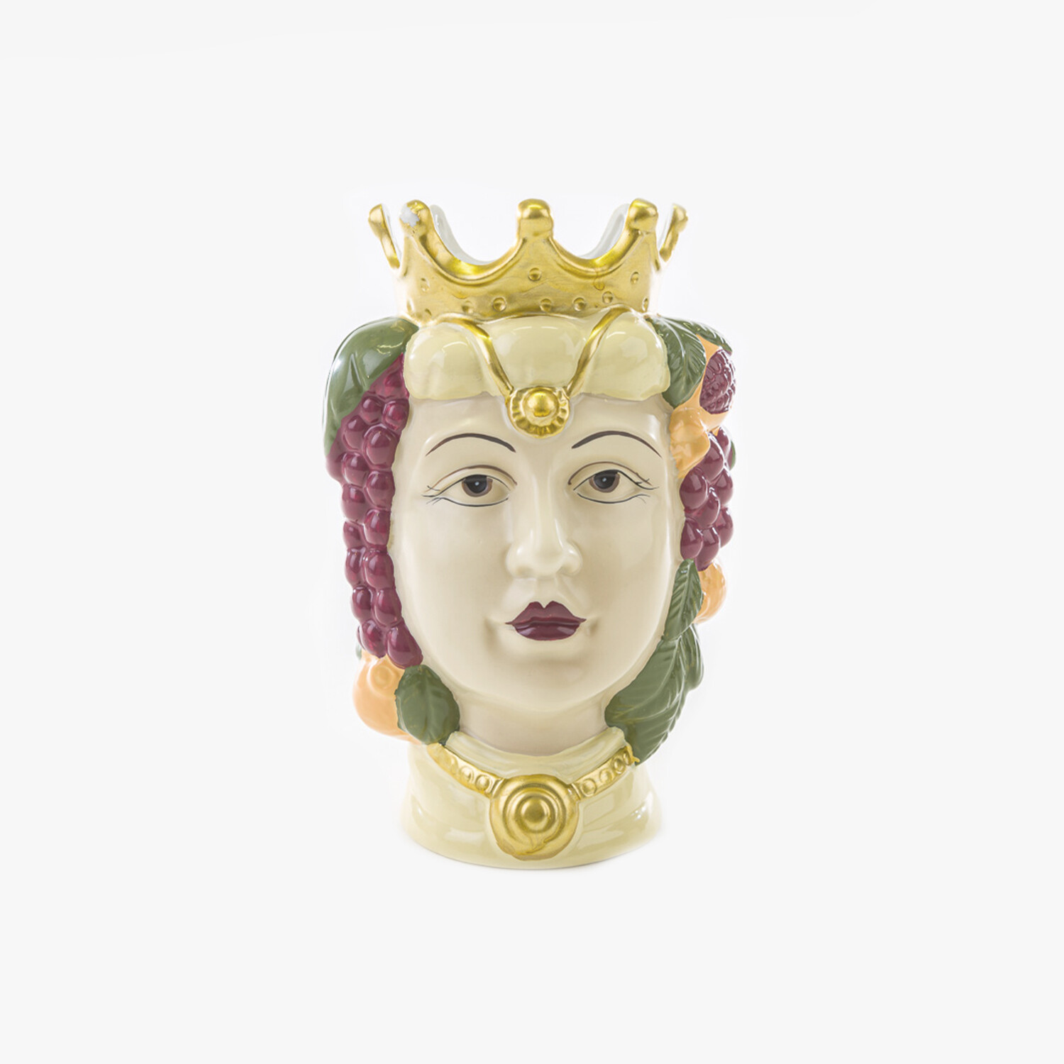 Bomboniera vaso testa di moro donna Pz. 1