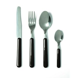Excelsa Posate Fashion Servizio 24 Nero
