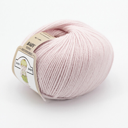 Lana Baby Merino 100% 10 gomitoli per Neonati col. 800 Panna gr. 50 - immagine 3