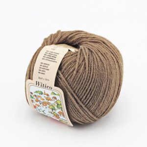 Witico 50% Lana 50% acr. 10 gomitoli colore 803 Biscotto gr. 50