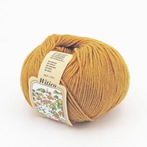 Witico 50% Lana 50% acr. 10 gomitoli colore 29 Senape gr. 50