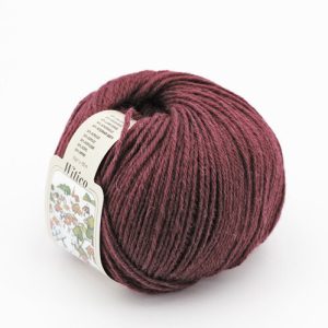 Witico 50% Lana 50% acr. 10 gomitoli colore 035 Bordeaux chiaro gr. 50