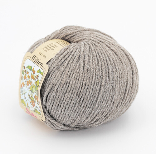 Witico 50% Lana 50% acr. 10 gomitoli colore 21 Beige melanges gr. 50 - immagine 2