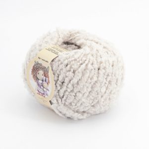 Lana Bouclè per Capelli bambolina colore 18 Panna scuro grammi 50 Pz. 10