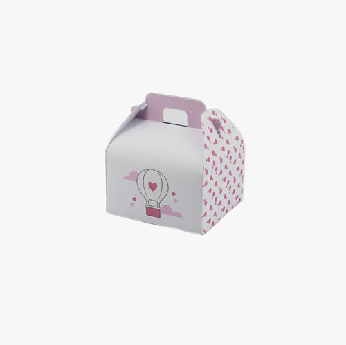 Scatolo Valigetta Piccola Ballon Rosa Pz. 10