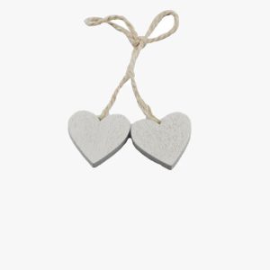 Applicazione Coppia Cuori Bianco Pz. 12