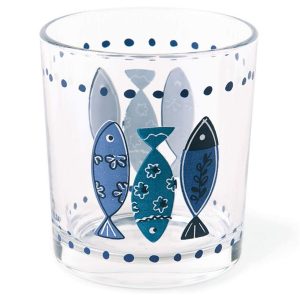 Excelsa Ocean Set 3 Bicchieri acqua in vetro