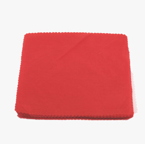 Velo tulle quadrato portaconfetti Rosso Pz. 50 - immagine 2