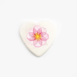 Bomboniera cuore con calamita personalizzabile Pz. 12