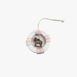 Applicazione Magnete Cavallo a Dondolo Rosa Pz. 12