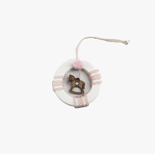 Applicazione Magnete Cavallo a Dondolo Rosa Pz. 12 - immagine 2