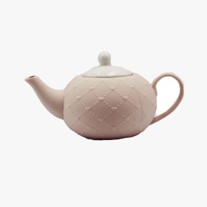 Tisaniera rosa con astuccio rigido