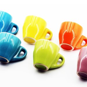 Set tazzine colorate pz. 6