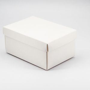 Scatola fondo e coperchio seta bianco Pz. 10