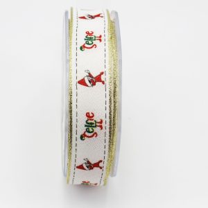 Nastro sablè bordi lurex rame mm.25 15 M