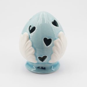 Bomboniera Pomo Porcellana Led celeste Pz.1