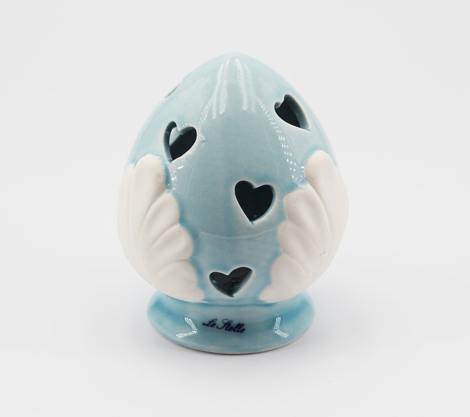 Bomboniera Pomo Porcellana Led celeste Pz.1