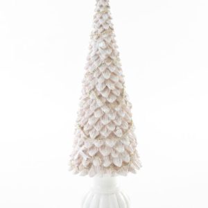 Albero natalizio Resina Rosa 1 pz