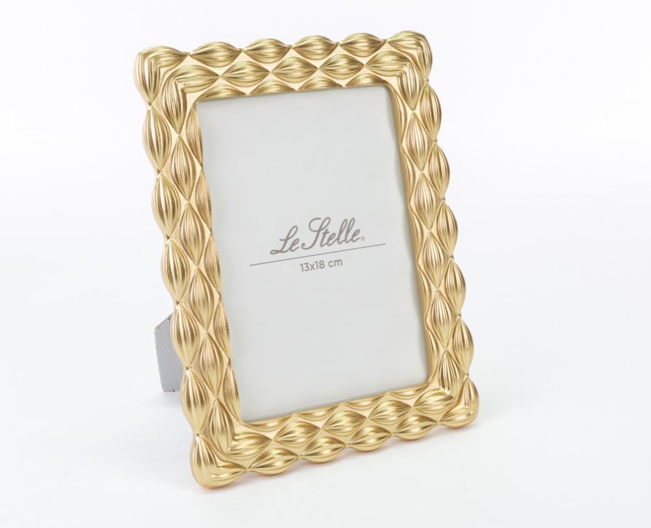 Bomboniera Portafoto Resina oro 1pz - immagine 3