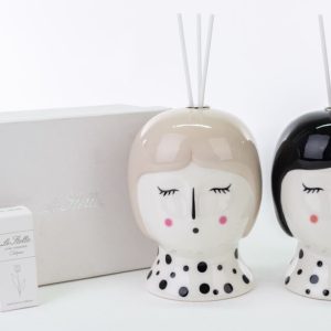 Bomboniera Profumatore Donna Porcellana 2 assortiti 2 pz