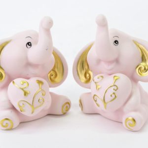 Bomboniera Elefantino Porcellana 2 assortiti 12 pz