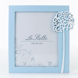 Bomboniera Portafoto Resina Albero celeste