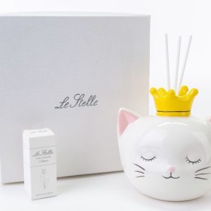 Bomboniera Profumatore Gattino Porcellana con astuccio