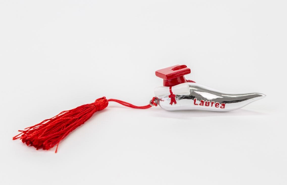 Corno Laurea Resina 10 x 4 cm 6 pz