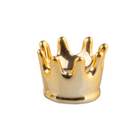 Bomboniera ceramica corona oro Star 24 pz - immagine 2