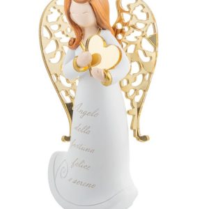 Bomboniera angelo bimba con ali plexiglass Star 1 pz