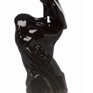 Statua bacio nero lucido con astuccio rigido Pz. 1