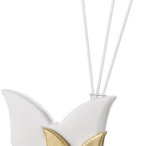 Bomboniera Ilary Queen Profumatore farfalla bianco/oro Pz. 1