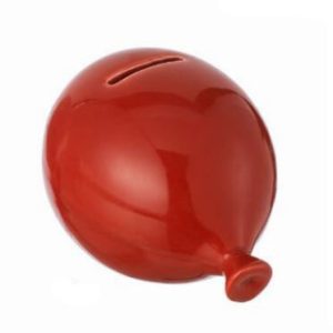 Bomboniera Ilary Queen salvadanaio palloncino Pz. 1