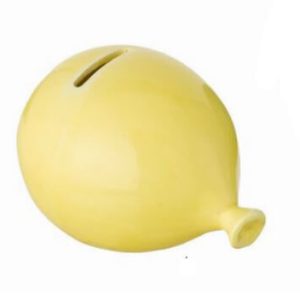 Bomboniera Ilary Queen salvadanaio palloncino Pz. 1