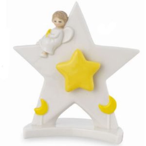 Bomboniera Ilary Queen Carillon Bimbo su stella Pz. 1