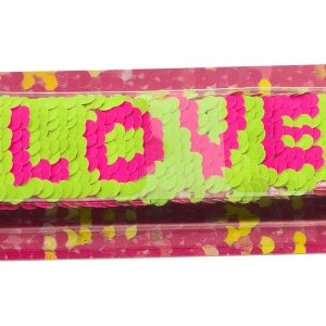 Girabrilla bracciali fluo bracciali con paillettes LOVE – 02560 – 8056779025609