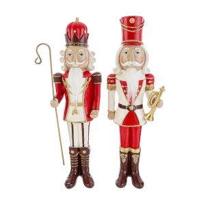 SCHIACCIANOCI NATALIZIO RESINA 2ASS.11,5x8xh.36 cm. pz. 2