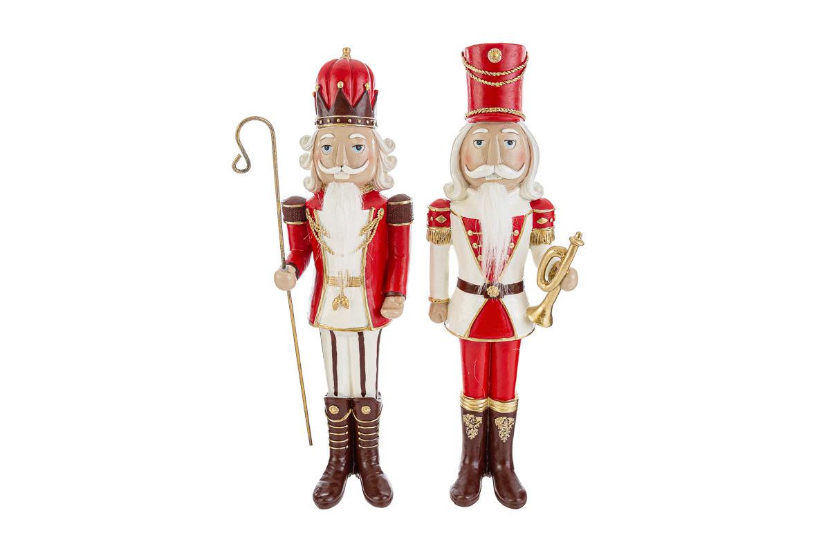 SCHIACCIANOCI NATALIZIO RESINA 2ASS.11,5x8xh.36 cm. pz. 2