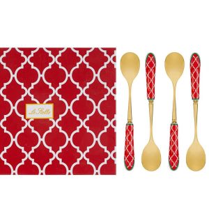 SET 6 PZ CUCCHIAINI NATALIZIO 15CM C/ASTUCCIO